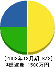 山田工務店 貸借対照表 2009年12月期