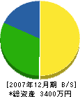 前田商店 貸借対照表 2007年12月期