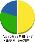 吉田電気工事 貸借対照表 2010年12月期