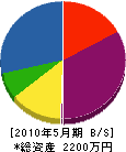 高谷住研総業 貸借対照表 2010年5月期