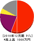 小島塗装店 損益計算書 2010年12月期
