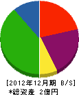小林プランニング 貸借対照表 2012年12月期