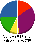 鈴木工業 貸借対照表 2010年5月期