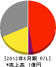 田中設備工業 損益計算書 2012年6月期