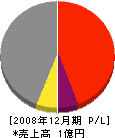 松本建設工業 損益計算書 2008年12月期