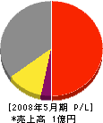 渡辺組 損益計算書 2008年5月期