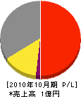 金沢産業 損益計算書 2010年10月期