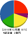 日光商事 貸借対照表 2010年12月期