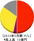 日本ベンダーネット 損益計算書 2013年3月期