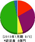 寿永商事 貸借対照表 2013年1月期