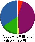 トキワ電機設備 貸借対照表 2009年10月期