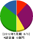 藤川建設 貸借対照表 2012年5月期