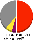 長澤電気 損益計算書 2010年3月期