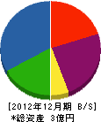 日本ラインサービス 貸借対照表 2012年12月期