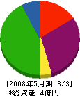 ヤマテ三美 貸借対照表 2008年5月期