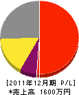 大沢造園 損益計算書 2011年12月期