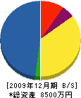 亀岡労働建設（企） 貸借対照表 2009年12月期