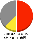 角田鉄工 損益計算書 2009年10月期
