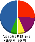 坂本通信 貸借対照表 2010年2月期
