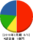 北海道電気技術サービス 貸借対照表 2010年3月期