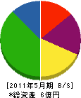 千葉工業 貸借対照表 2011年5月期