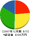 小坂工務店 貸借対照表 2007年12月期