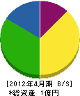大悟開發 貸借対照表 2012年4月期