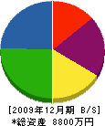 井浦鉄工所 貸借対照表 2009年12月期