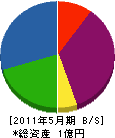 中村電気工業 貸借対照表 2011年5月期