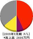 塚本電業社 損益計算書 2009年9月期