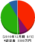 アベ総業 貸借対照表 2010年12月期
