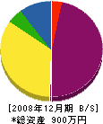 霜鳥孝晴 貸借対照表 2008年12月期