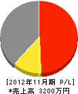 坂東工業 損益計算書 2012年11月期