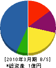 ＊松商事 貸借対照表 2010年3月期