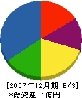 梅津工業所 貸借対照表 2007年12月期