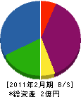 桑田工務店 貸借対照表 2011年2月期