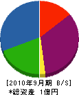 鯖江営繕 貸借対照表 2010年9月期