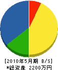 並松タタミ店 貸借対照表 2010年5月期