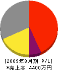 円城寺 損益計算書 2009年8月期