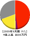 ヨコヤマデンキ 損益計算書 2009年9月期