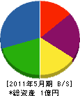 新庄工務所 貸借対照表 2011年5月期