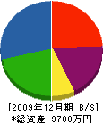 近藤防災 貸借対照表 2009年12月期