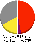 石川電気商会 損益計算書 2010年9月期