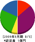 佐野工業所 貸借対照表 2009年8月期