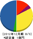 前田吉彦商店 貸借対照表 2012年12月期