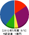 高千穂 貸借対照表 2012年5月期
