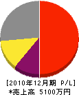 三浦電機工業所 損益計算書 2010年12月期