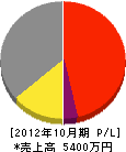 松井水道 損益計算書 2012年10月期