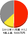 平野屋建設 損益計算書 2012年11月期