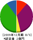 白土工業 貸借対照表 2009年12月期